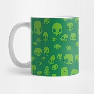 mini skulls green Mug